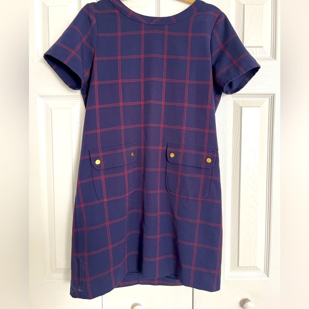 J. Crew Plaid Dress. Size 10.